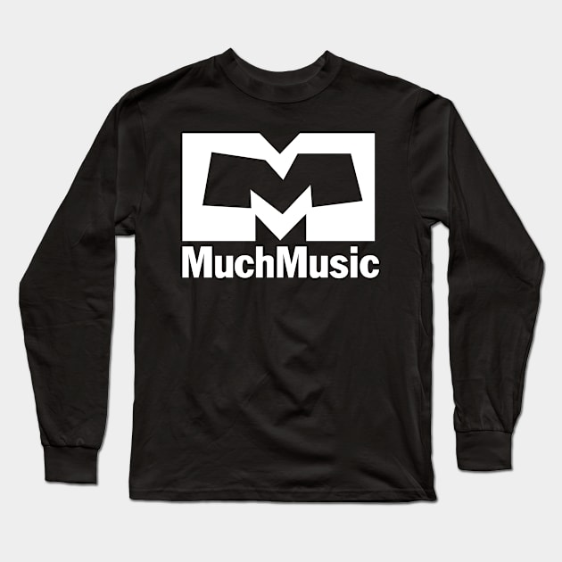 Much Music Retro Logo Long Sleeve T-Shirt by Sudburied